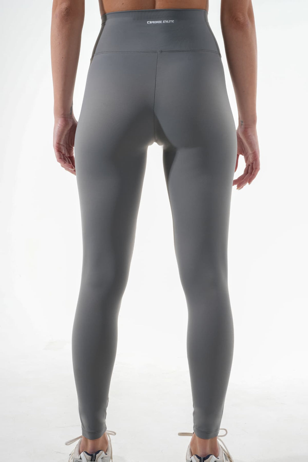 Destiny High Rise Polyamide stretch leggings#color_smoked-pearl
